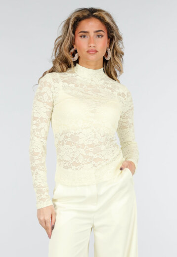 Lichtgele Kanten Col Top