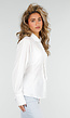 Witte Blouse met Stropdas en Lange Mouw