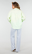 Mintgroene Blouse met Knoopsluiting