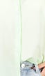 Mintgroene Blouse met Knoopsluiting