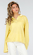 Butter Yellow Gestreepte Polo Longsleeve