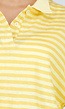 Butter Yellow Gestreepte Polo Longsleeve