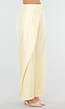Butter Yellow Barrel Overslag Broek met Plooien en Stretchband