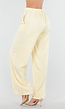 Butter Yellow Barrel Overslag Broek met Plooien en Stretchband