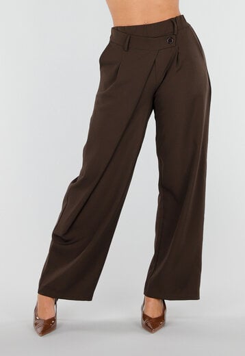 Bruine Barrel Pantalon