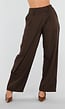 Bruine Barrel Pantalon