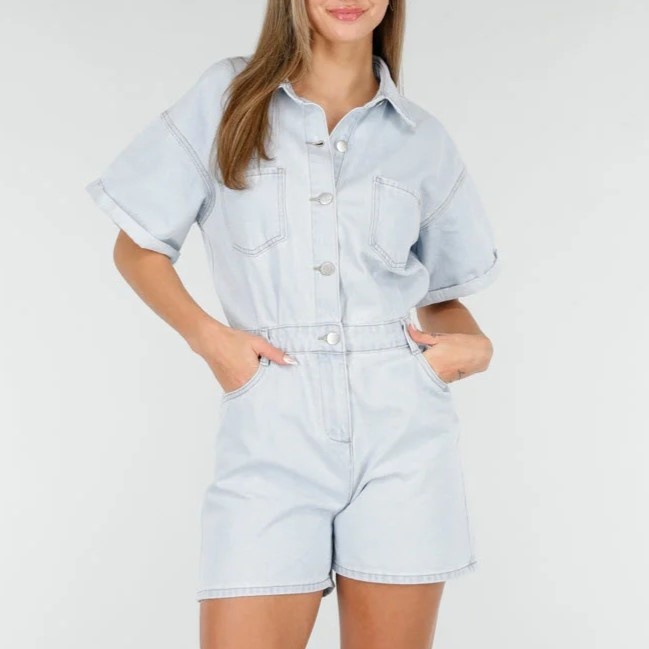 Denim Jumpsuits & Playsuits