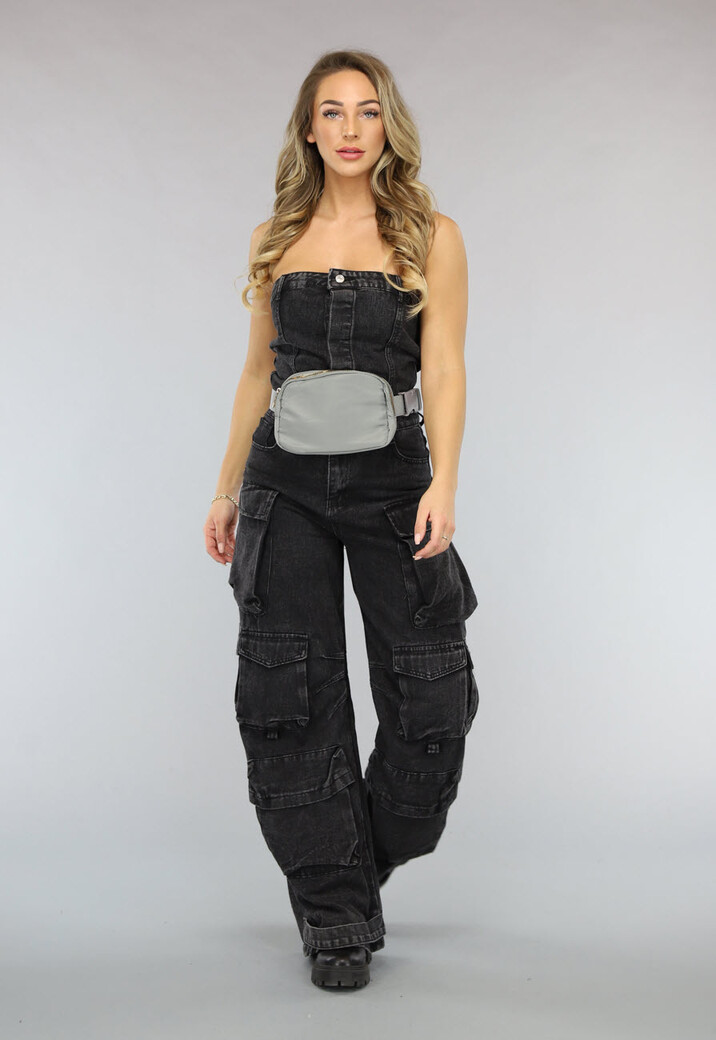 Grijze Verstelbare Fanny Pack