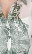Groene Semi-Transparante Blouse met Paisley Print