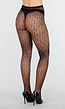 Zwarte Fishnet Panty met Geometrisch Patroon
