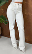 Witte Tall Jeans met Rechte Pijpen