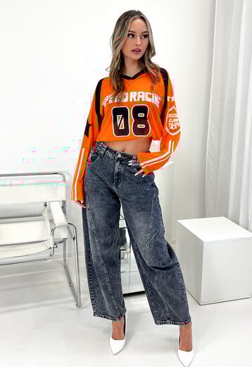 Oranje Mesh Longsleeve Jersey