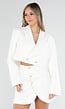 Witte Cropped Blazer
