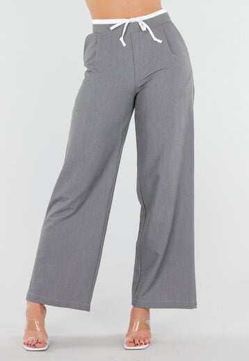 Grijze Pantalon met Stretch