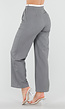 Grijze Pantalon met Stretch en Trekkoord Taille