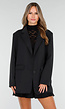 Zwarte Oversized Blazer