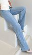 Tall High Waist Lichtblauwe Straight Leg Jeans