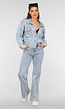 Denim Blouse met Wassing en Borstzakken