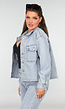 Denim Blouse met Wassing en Borstzakken