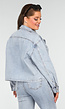 Denim Blouse met Wassing en Borstzakken