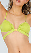 Groene Wrap Bikinitop