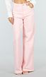 Roze Wide Leg Jeans met Studs