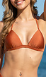 Bronzen Triangel Push Up Bikinitop