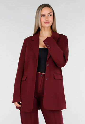 Bordeauxrode Blazer