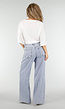 Witte Top met Knoopdetail en Korte Mouwen