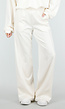 Crème Wide Leg Joggingbroek