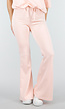 Lichtroze Jogging Flared Broek