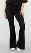 Zwarte Jogging Flared Broek