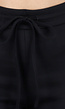 Zwarte Joggingbroek met Flared Pijpen en Elastische Taille