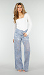 Witte Stretch Top met Lange Mouwen en Vierkante Hals