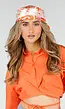 Oranje Blouse met Strap Details