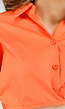 Oranje Blouse met Strap Details