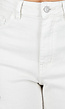 Beige Extra Wide Leg Jeans met Hoge Taille en Stretch