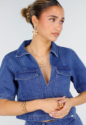 Gouden Zeester Sieraden Set