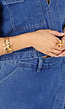 Gouden Zeester Sieraden Set met Ketting Oorbellen Armband en Ring