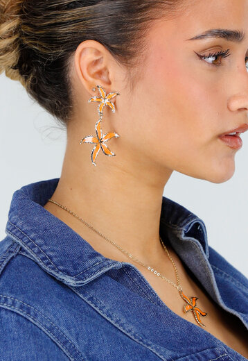 Gouden Zeester Sieraden Set