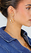 Gouden Zeester Sieraden Set met Ketting Oorbellen Armband en Ring