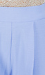 Lavendel Wide Leg Broek met Elastische Taille en Plooien