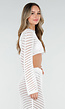 Witte Gehaakte Cover Up Set