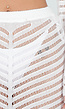 Witte Gehaakte Cover Up Set