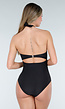 Zwart Badpak met Halterband en Cut Out Detail