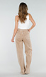Beige Straight Leg Tall Denim Jeans met Wassing