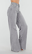 Grijze Wide Leg Tall Jeans met Gewassen Denim Wassing
