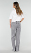 Grijze Wide Leg Tall Jeans met Gewassen Denim Wassing
