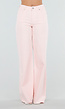Lichtroze Wide Leg Tall Stretch Jeans van Denim