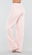 Lichtroze Wide Leg Tall Stretch Jeans van Denim